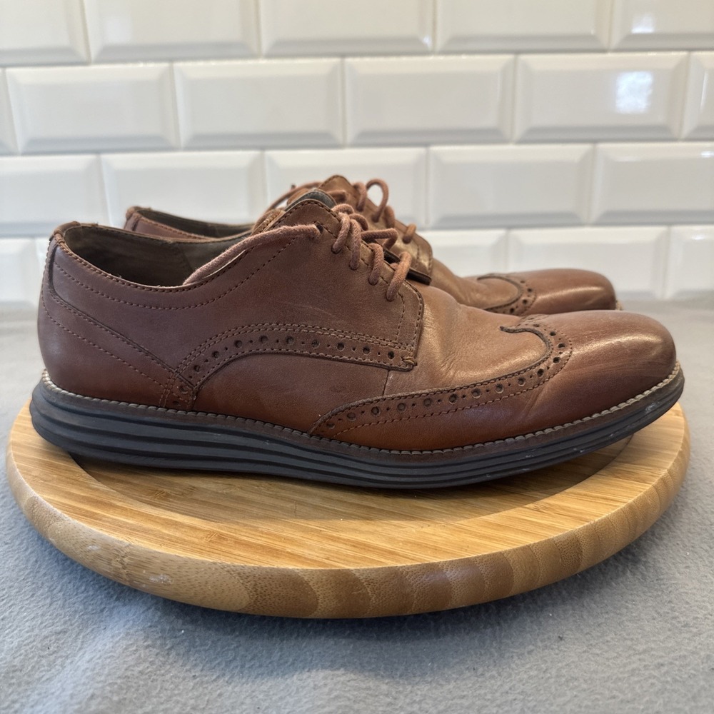 Cole Haan Brown Wingtip Oxfords